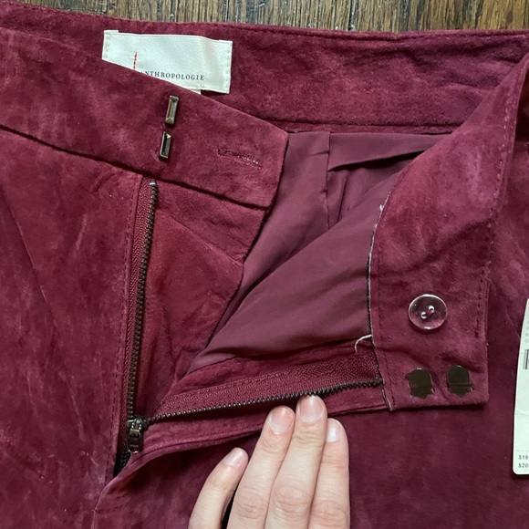 NWT ANTHROPOLOGIE SUEDE PANTS - Picture 5 of 9